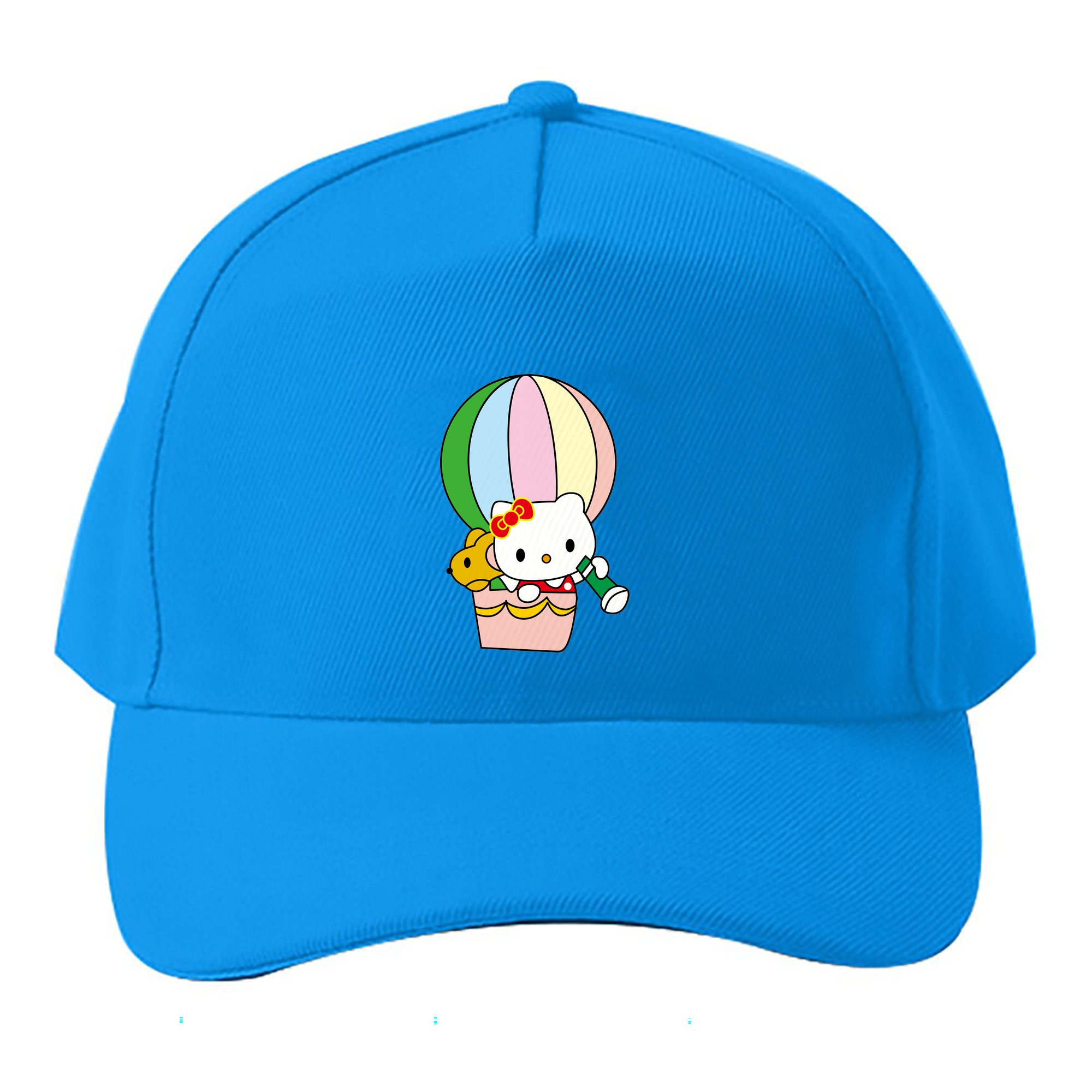 （画像用） Hello Kitty ハローキティ ベースボールキャップ 綿100％ 男女兼用 帽子 スポーツ